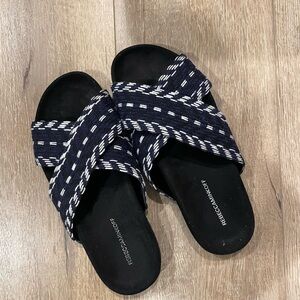 Rebecca Minkoff Navy and White Women's Sandals
